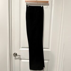 Women's Straight-legged, Black Work Pant 4